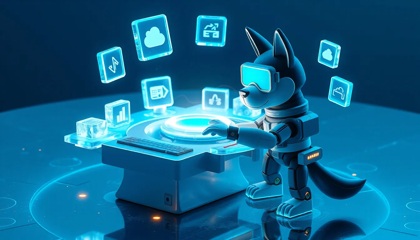 A creative workspace representing ImageMagixOnline's mission