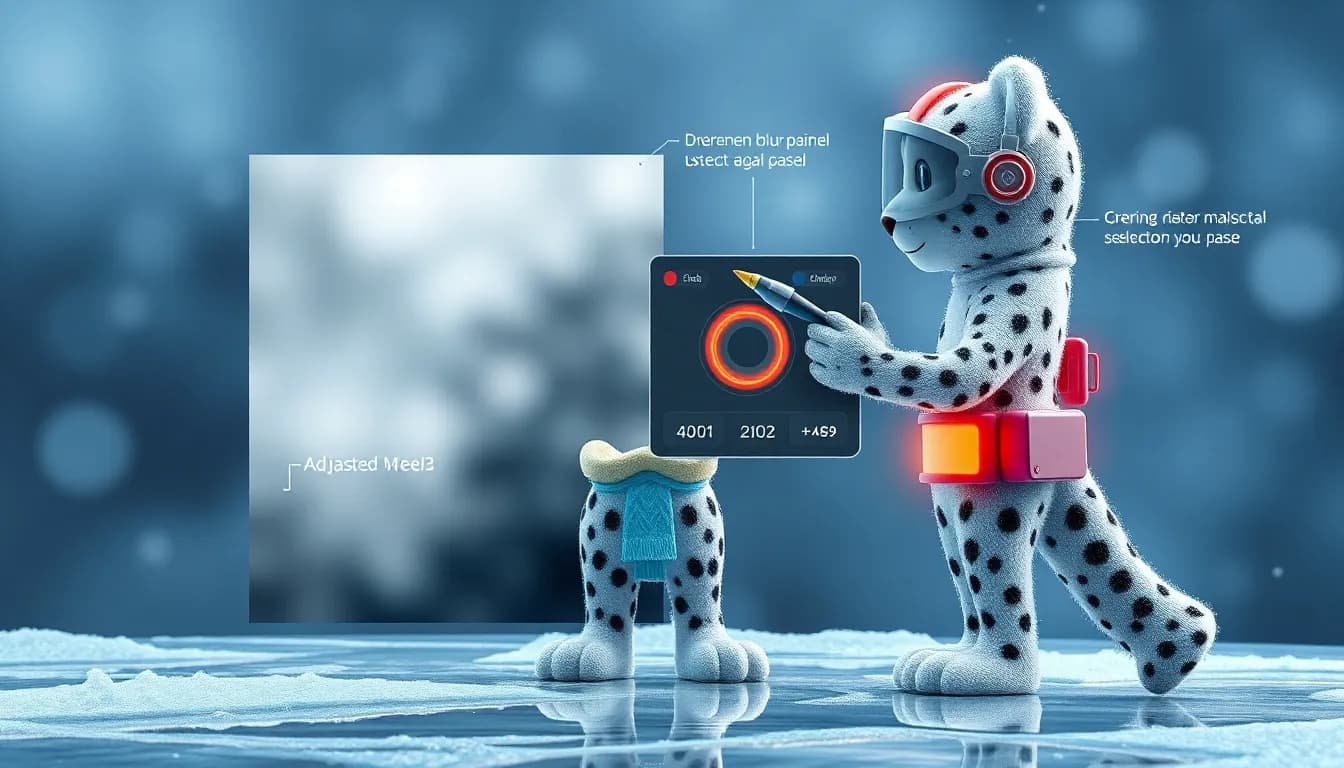 Face Blur Tool Interface