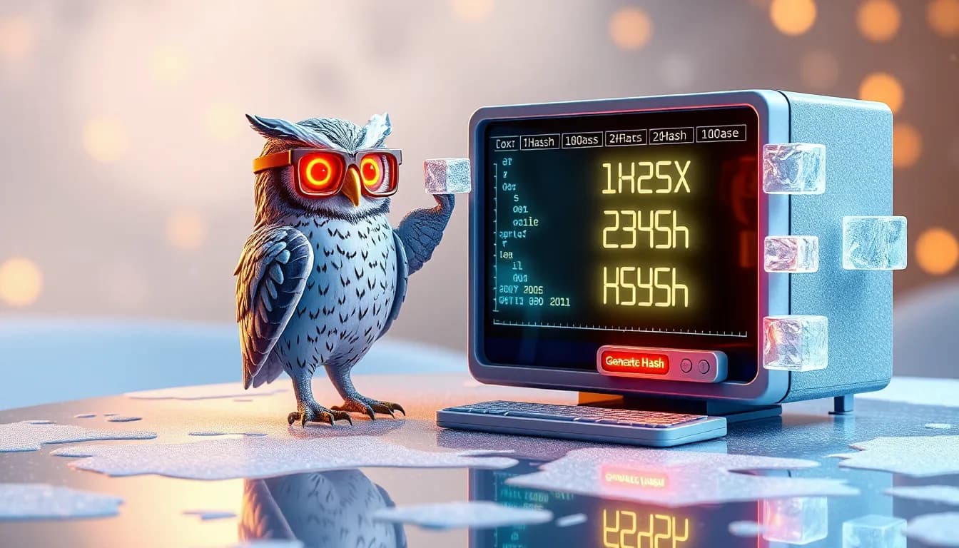 Image Hash Generator Tool Interface