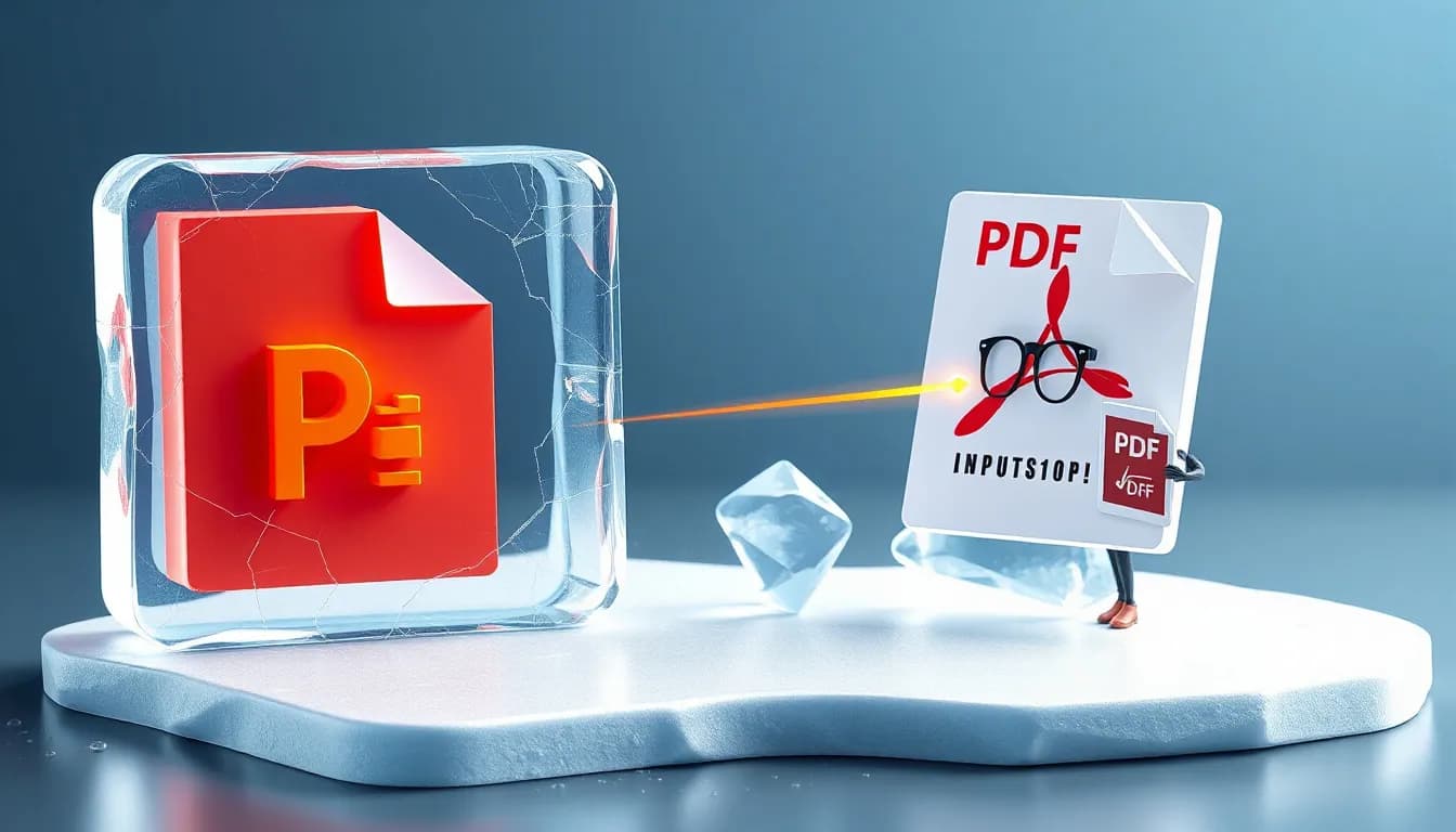 PPT to PDF Converter Tool Interface