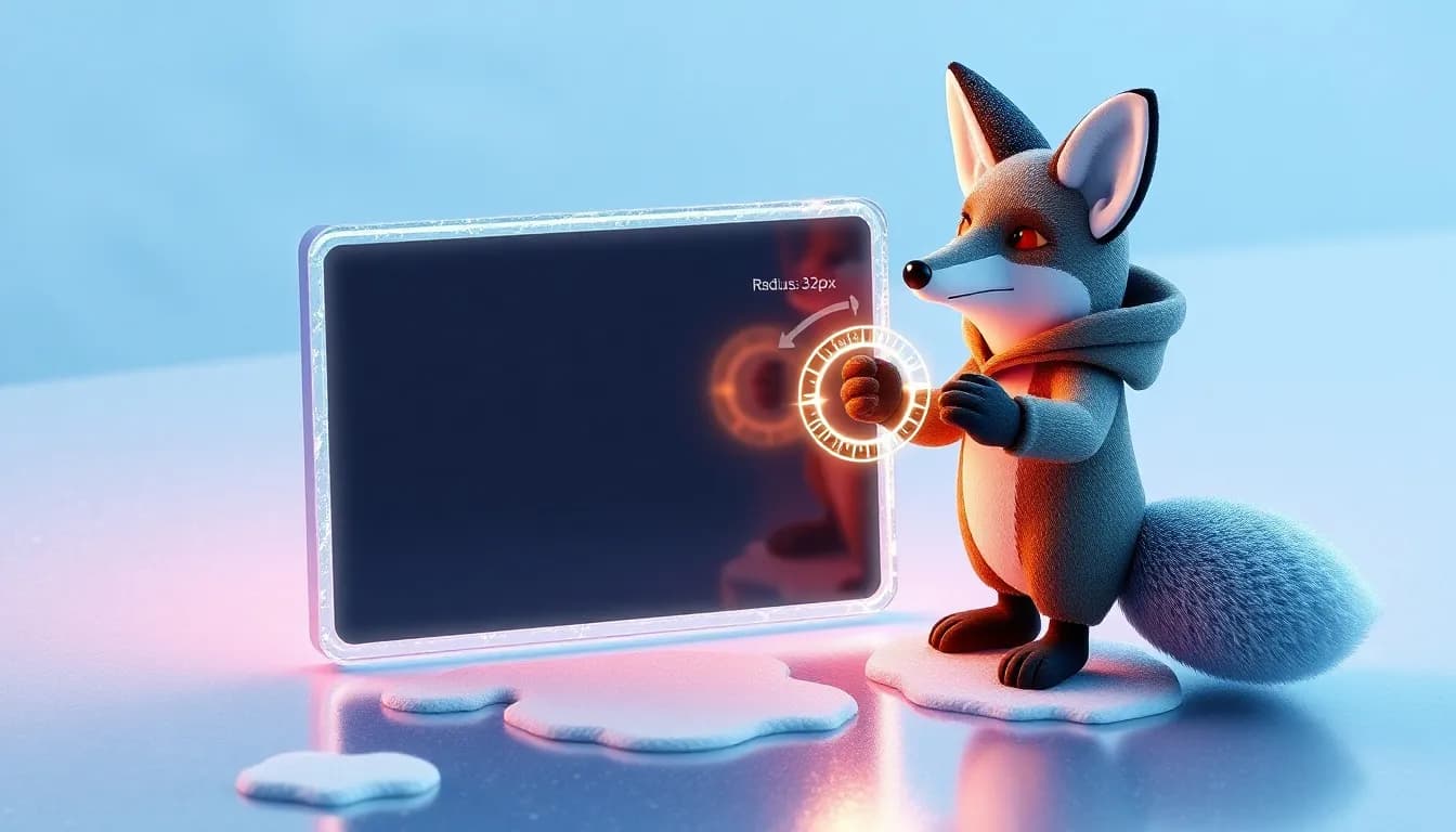 Rounded Corners Tool Interface