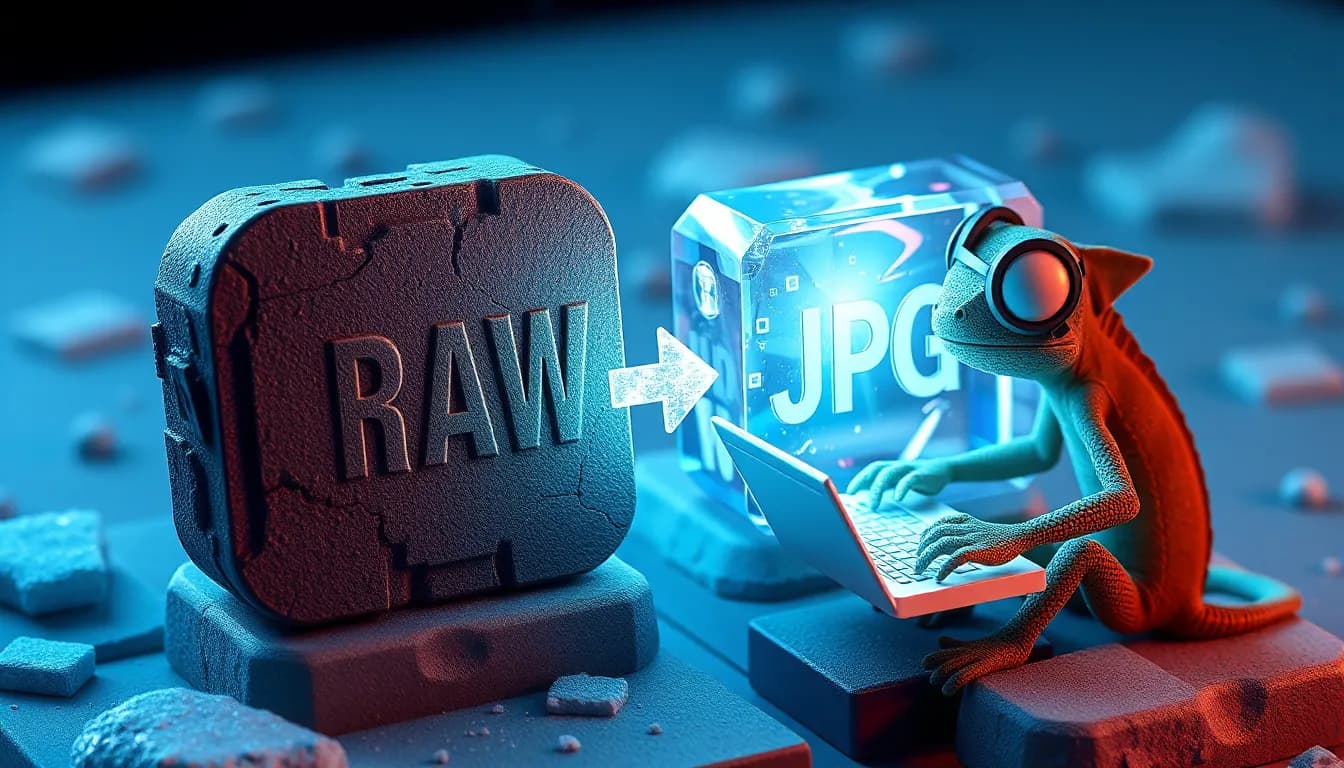 RAW to JPG Converter tool preview