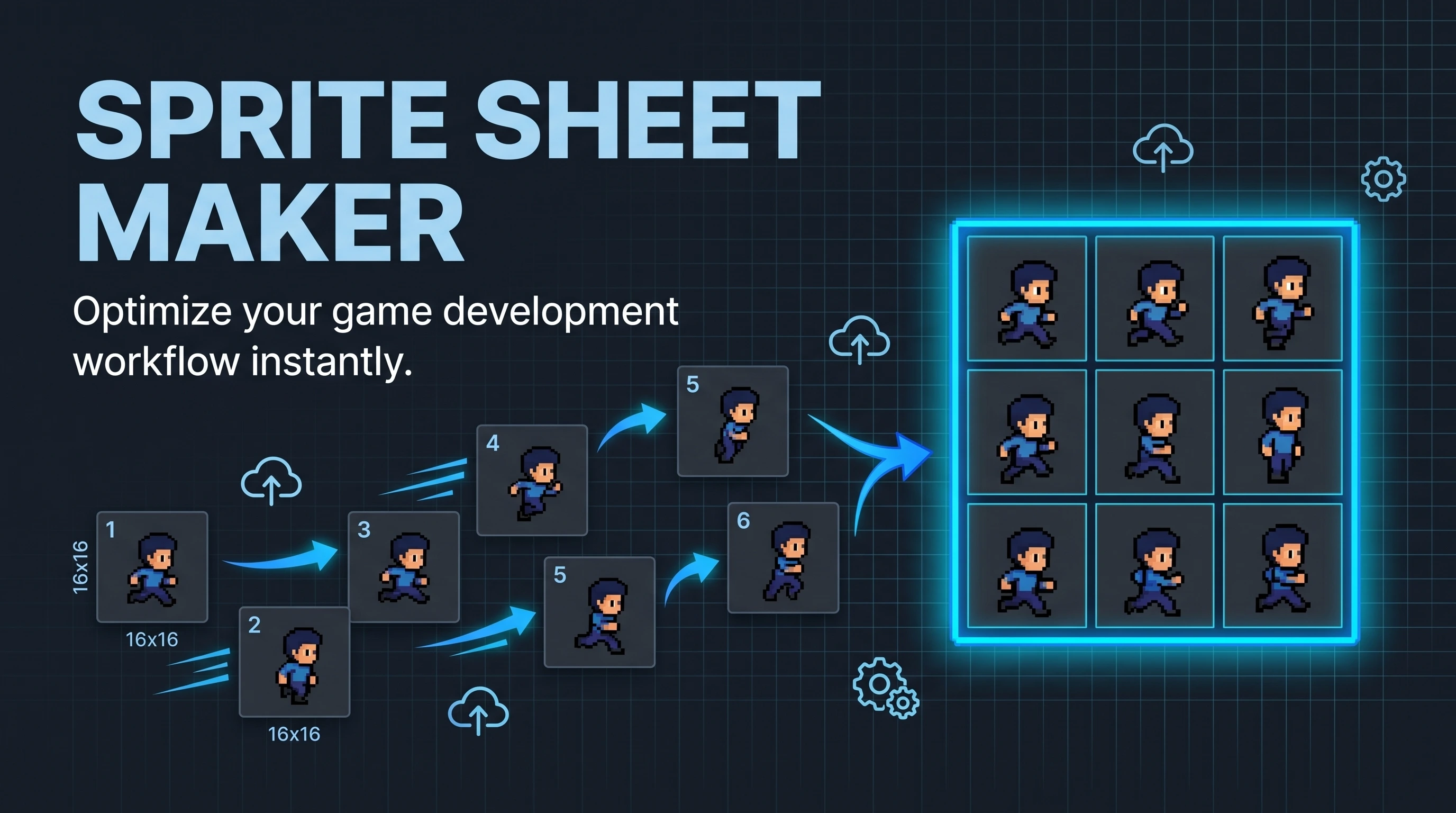 Sprite Sheet Maker tool preview