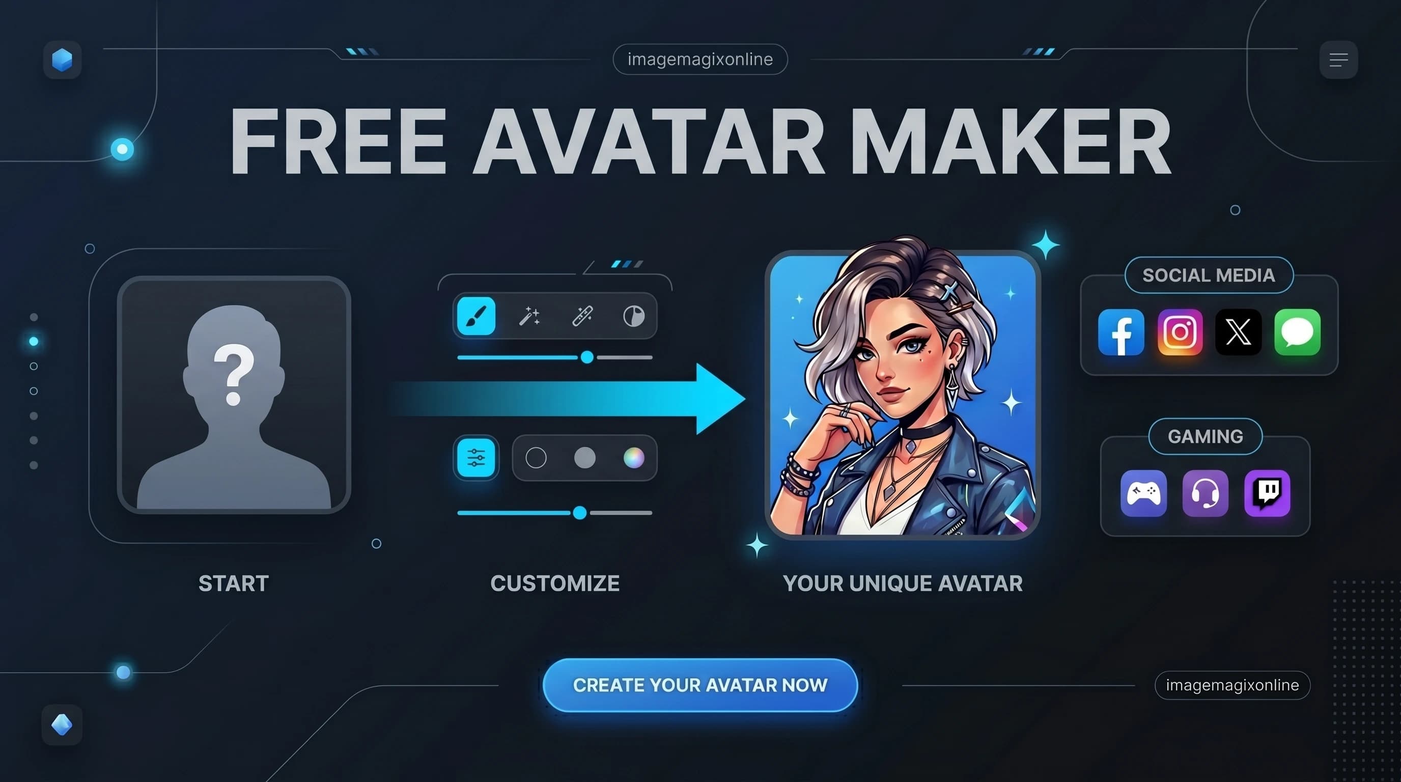 Avatar Maker / Circle Crop tool preview
