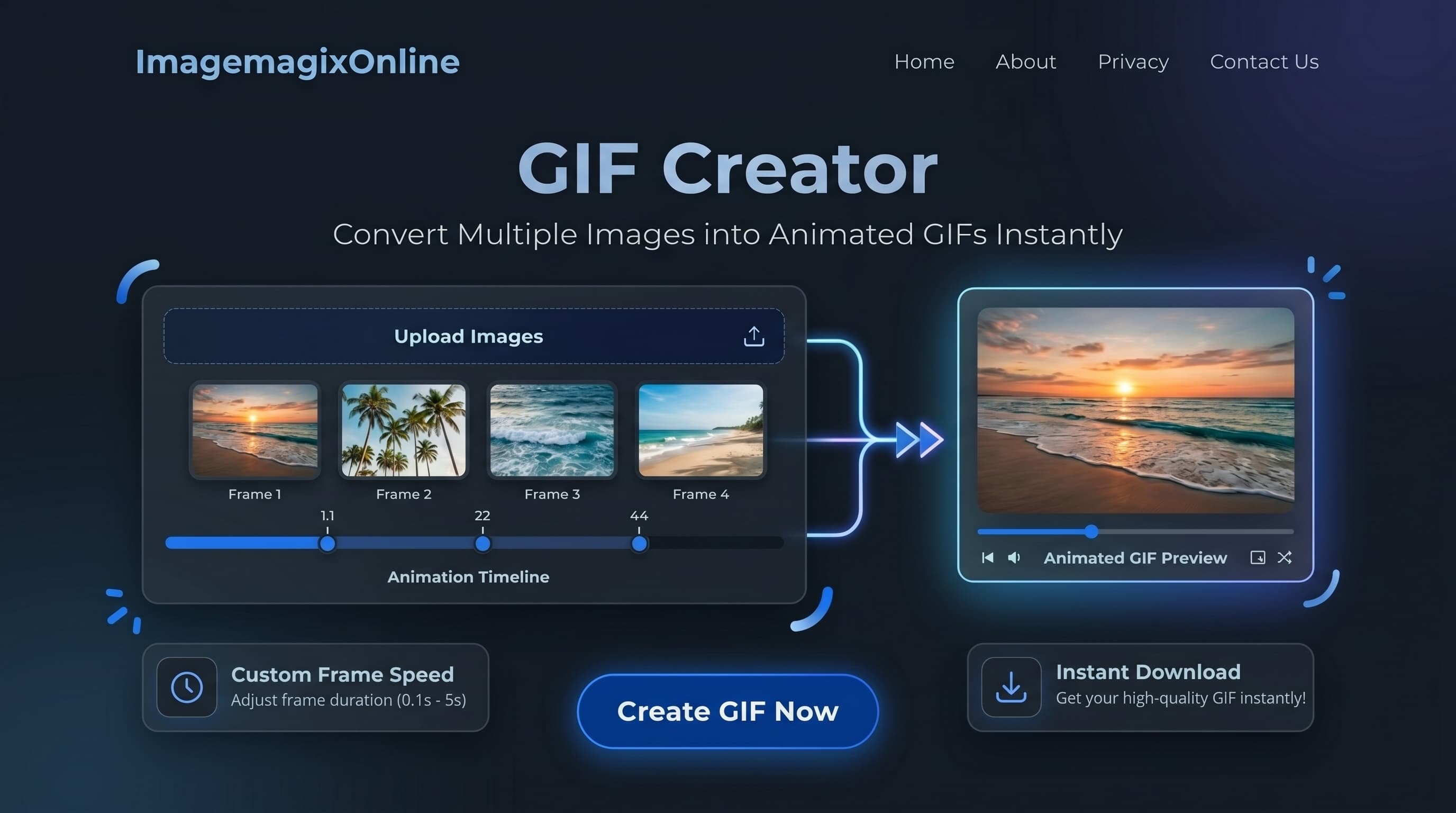 GIF Creator tool preview