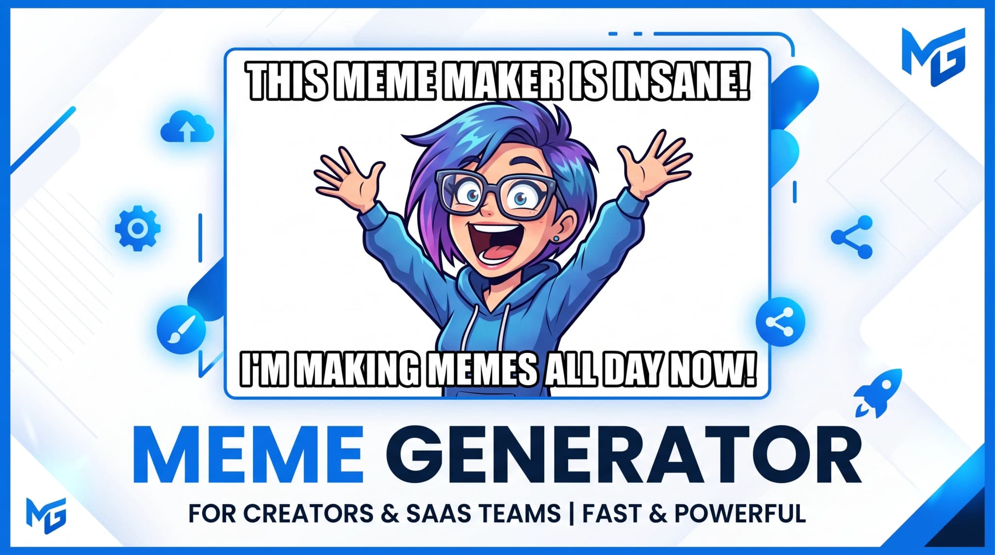 Meme Generator Light Theme Preview